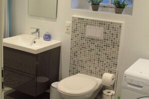 Shower, hair dryer