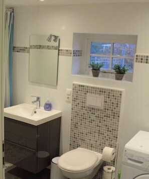 Chuveiro, secador de cabelo