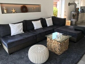 TV connectée, cheminée