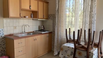 Deluxe Apartment | Private kitchen | Full-size fridge, oven, stovetop, dishwasher