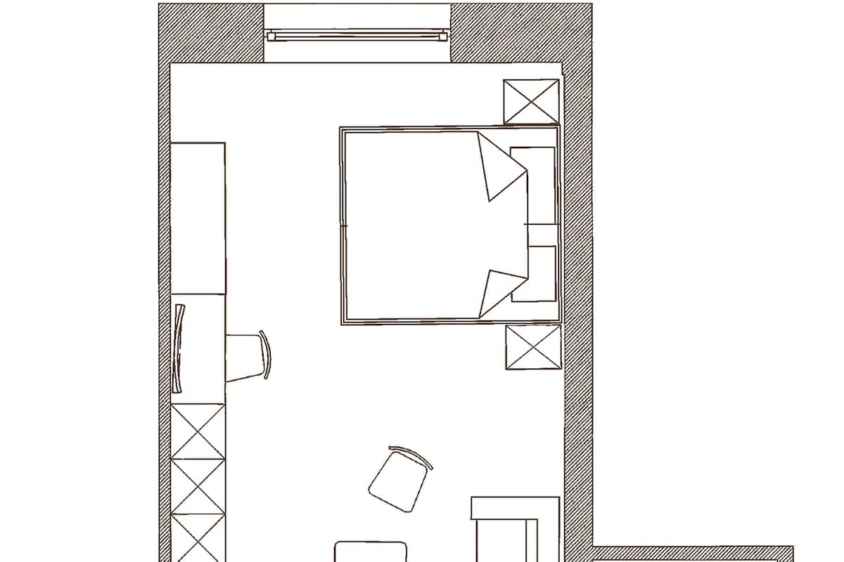 Chambre supérieure double ou avec lits jumeaux, non-fumeur, climatisation | 1 chambre, draps en coton égyptien, literie de qualité