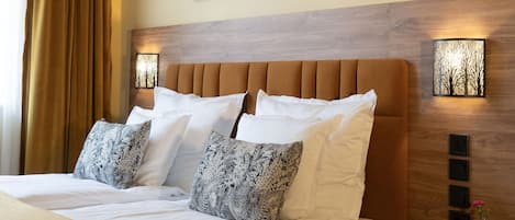 Chambre Supérieure Double ou avec lits jumeaux, non-fumeurs, climatisation | 1 chambre, draps en coton égyptien, literie de qualité supérieure