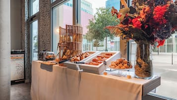 Daily buffet breakfast (EUR 19 per person)