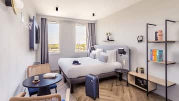 Studio Double | 1 chambre, bureau, espace de travail pour ordinateur portable