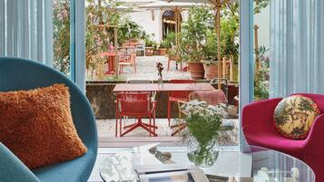 Dúplex de diseñador, 2 camas Queen size, para no fumadores, para personas alérgicas | Terraza o patio