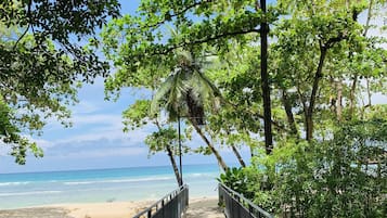 Beach nearby, white sand