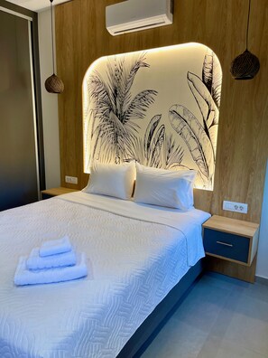 2 slaapkamers, een strijkplank/strijkijzer, gratis wifi, beddengoed