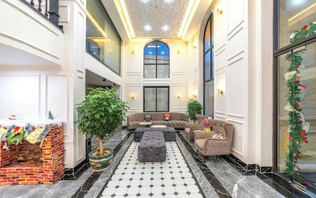 Sala de estar en el lobby