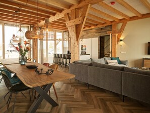 4-10P holiday villa with outdoor kitchen | Living area - Erfgoedpark De Hoop (Uitgeest)