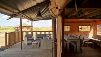 8 persons glamping tent | Terrace/patio