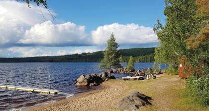 Hus Klarälven on river Klarälven with office for business, pet friendly