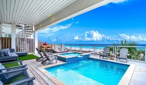 Et oppvarmet basseng