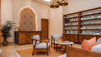 Sauna, steam room, body treatments, body wraps, body scrubs, facials