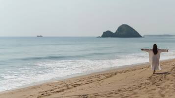 Private beach