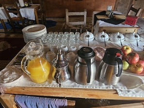 Petit déjeuner buffet compris tous les jours