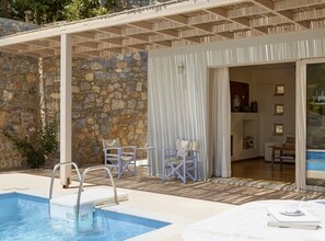 Pool - ISholidays Creta Pleiades Lux 2room Sea View&Pool (Agios Nikolaos)
