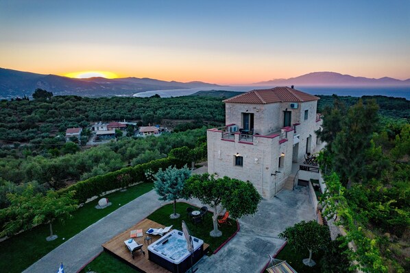 Land view from property - Adam Stone Villa (Zakynthos)