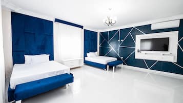 4 habitaciones, tabla de planchar con plancha, wifi y ropa de cama