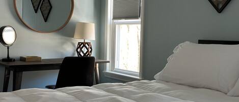 2 habitaciones, escritorio, wifi gratis y ropa de cama