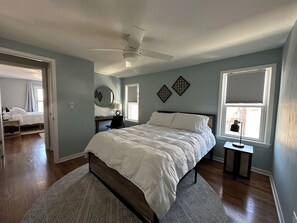 2 chambres, bureau, Wi-Fi gratuit, draps fournis
