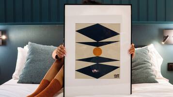 Minibar, blackout curtains, soundproofing, iron/ironing board