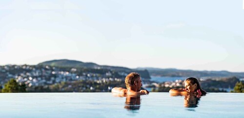 Summer city nr 1 in  south Norway.  Apartment right in the center of the town!