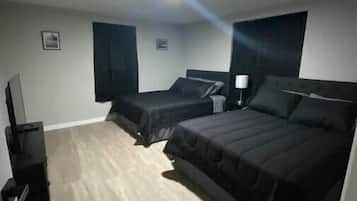 2 bedrooms, desk, free WiFi, bed sheets
