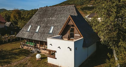 Traditional house located in Bârsana, Maramureș.