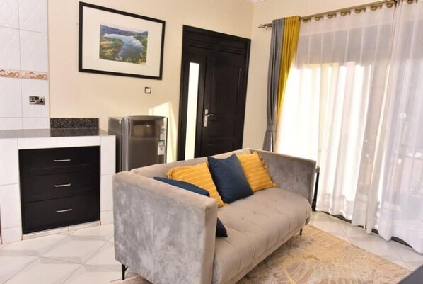 Living area - Greenwood Apartments 2 (Kampala)