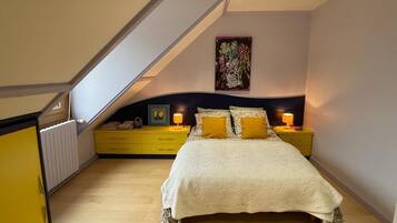 3 chambres, Wi-Fi gratuit, draps fournis