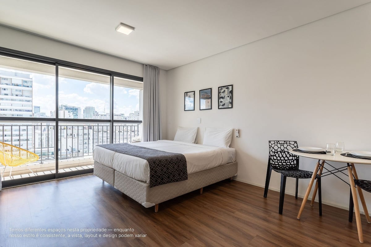 City-Studio | 1 Schlafzimmer, kostenloses WLAN, Bettwäsche