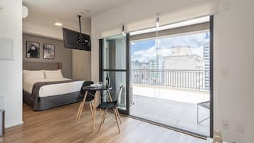 Estudio ejecutivo | 1 habitación, wifi gratis y ropa de cama
