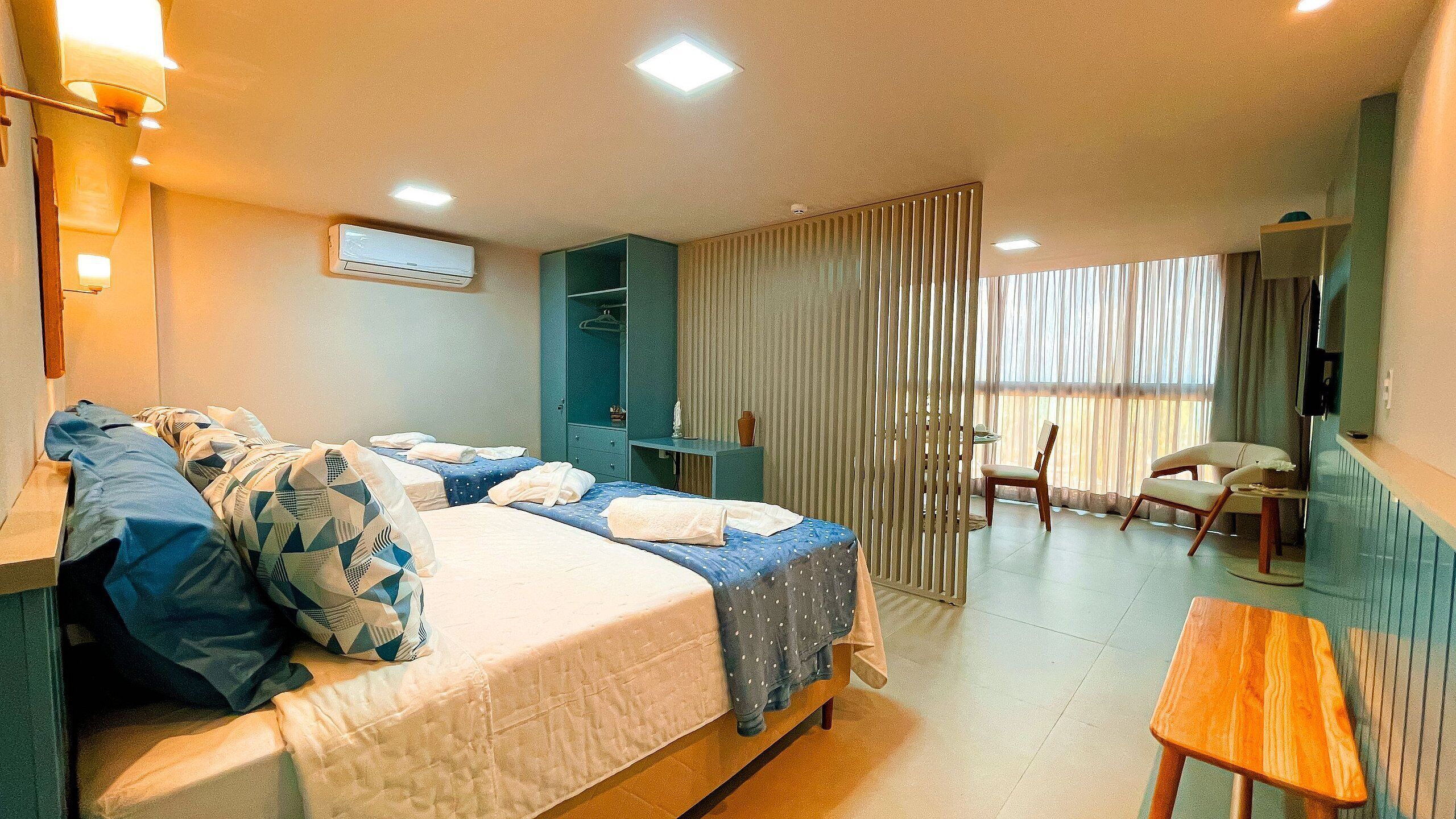 Apartamento básico | Espaço de trabalho para notebook, Wi-Fi de cortesia