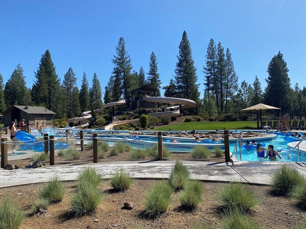 Indoor pool, outdoor pool