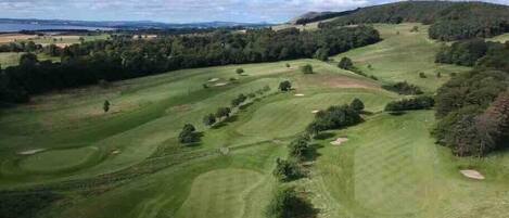 Charleton Golf Course. Located at the end of the drive.