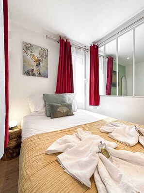 1 bedroom, iron/ironing board, free WiFi, bed sheets