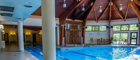 Indoor pool, a heated pool