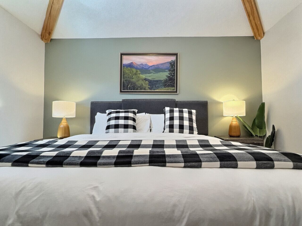 2 bedrooms, desk, iron/ironing board, travel cot