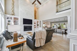 Smart-tv en een kantoor