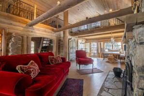TV, fireplace, DVD player, video library
