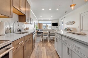 Fridge, microwave, oven, stovetop - Fabulous Beach Retreat overlooking the Pool (Dewey Beach)