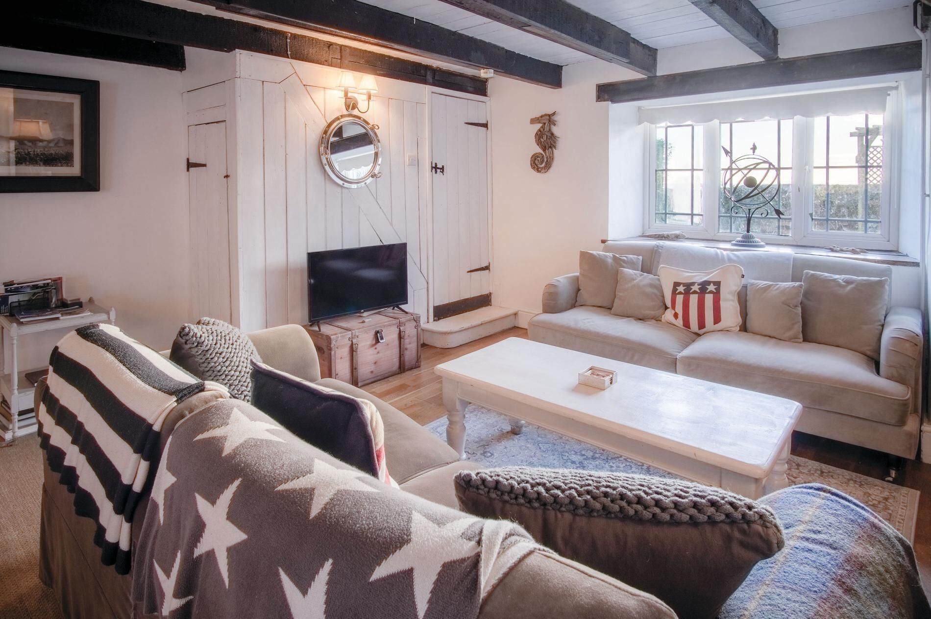 TV connectée, cheminée