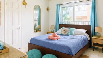 1 bedroom, in-room safe, iron/ironing board, free WiFi