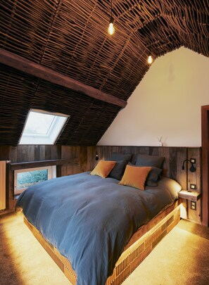 Quarto casal superluxo | Roupas de cama antialérgicas, edredons de pluma