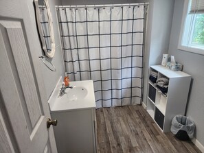 Towels, soap, toilet paper