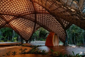 Overnatningsstedets område