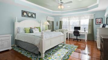 5 bedrooms, WiFi, bed sheets