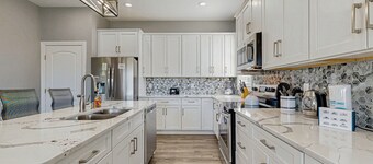 Charming dog-friendly lakefront villa with private dock, firepit, stunning views