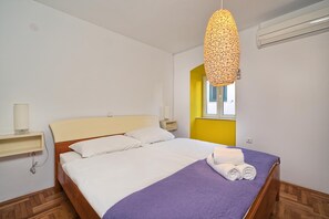 2 soveværelser, strygejern/strygebræt, sengetøj