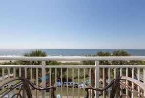 Superior Condo, Ensuite, Ocean View (Cam 2 Queen Studio) | Balcony view - Camelot By The Sea- Blue Palmetto Vacation Rentals (Myrtle Beach)